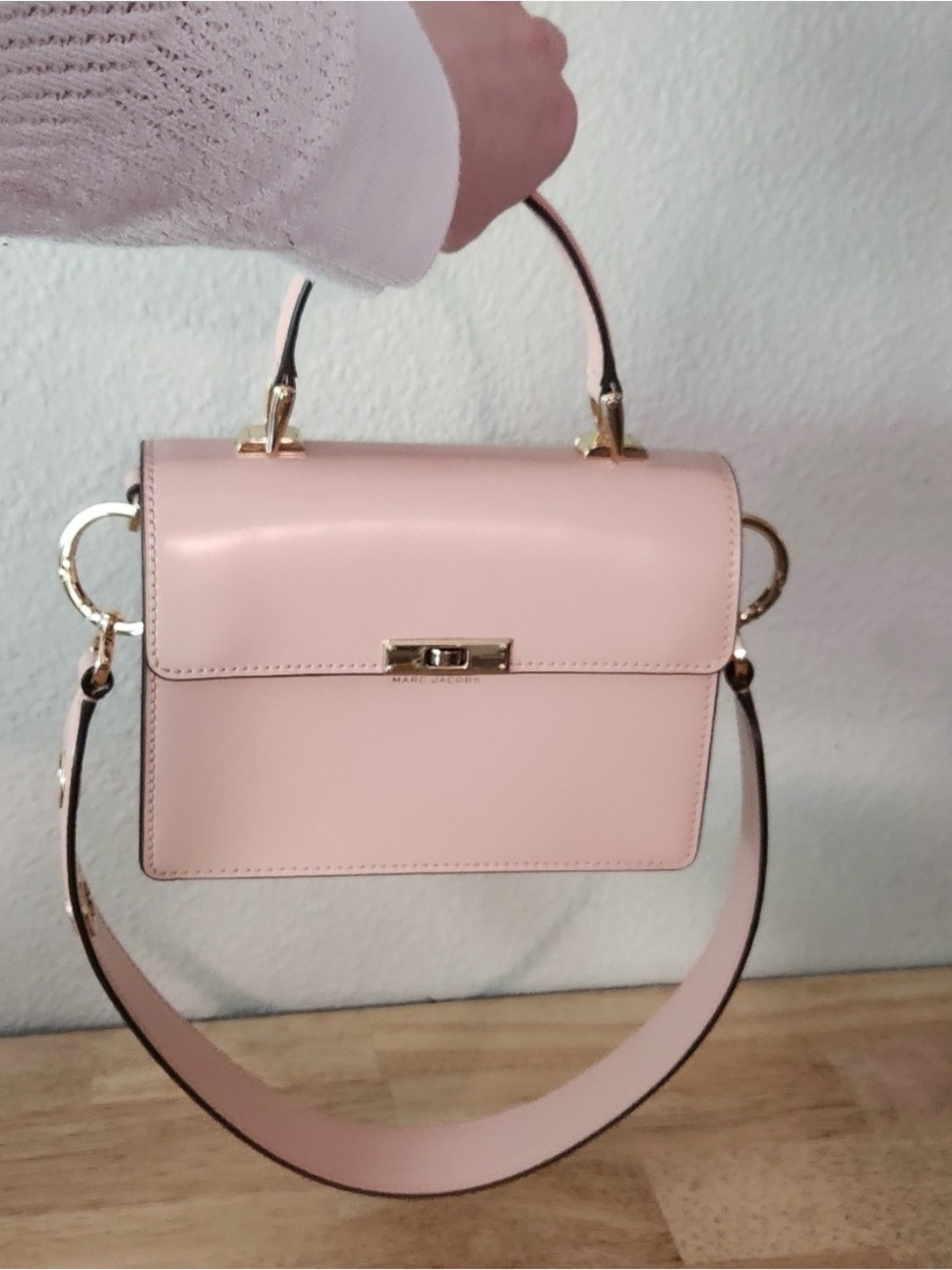 ✨Marc Jacobs Blush Pink Structured Top-Handle Satchel✨ - Picture 6 of 11